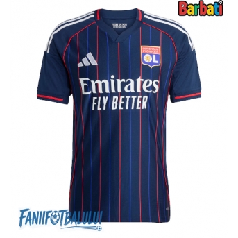 Olympique Lyonnais Tricou Fotbal Replică 2025-26 Barbati Deplasare